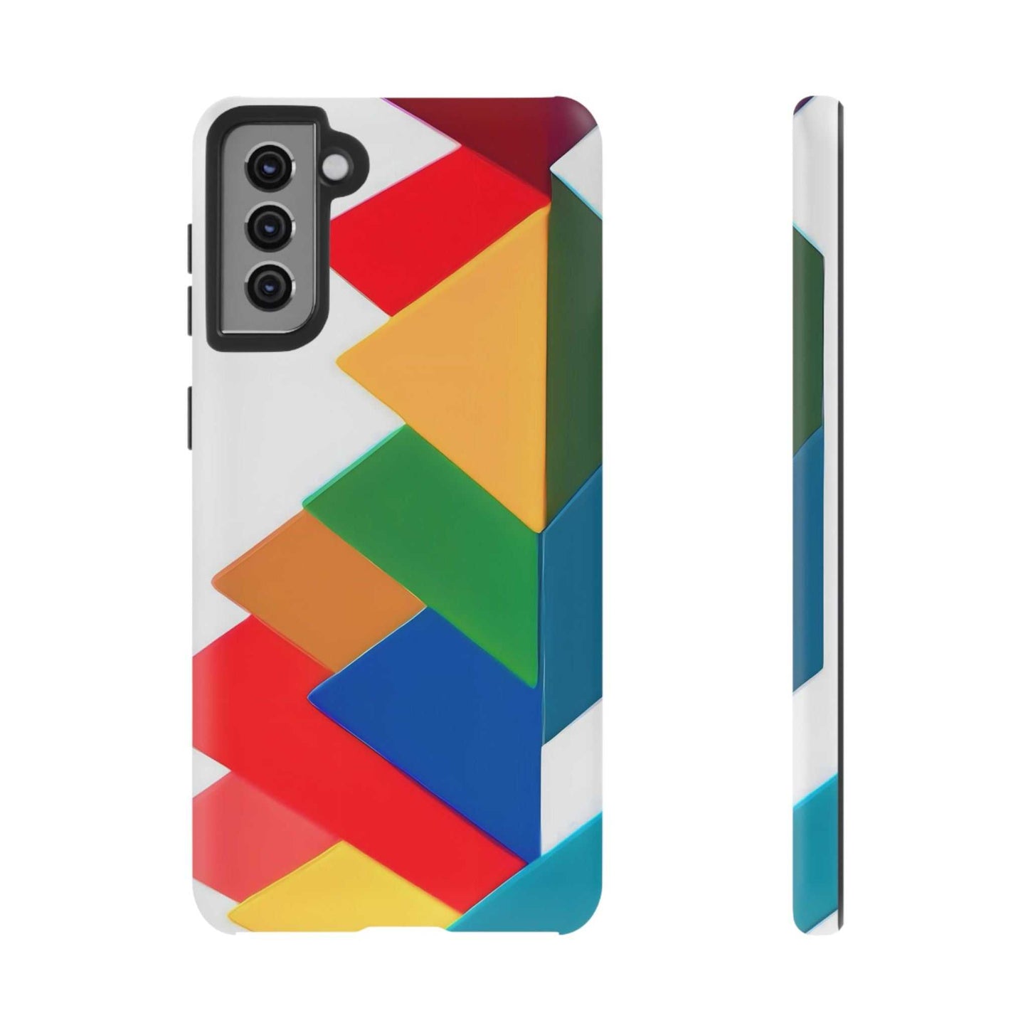 Colourful Print Samsung Phone Case Designed By Littlebitz 