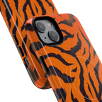 Orange Tiger Print iPhone Magsafe Phone Case