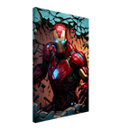 Ironman wall canvas featuring bold superhero artwork.