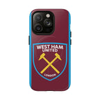 West Ham Utd MagSafe iPhone case with claret and blue colors and club crest