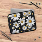 Black Daisy Laptop Sleeve