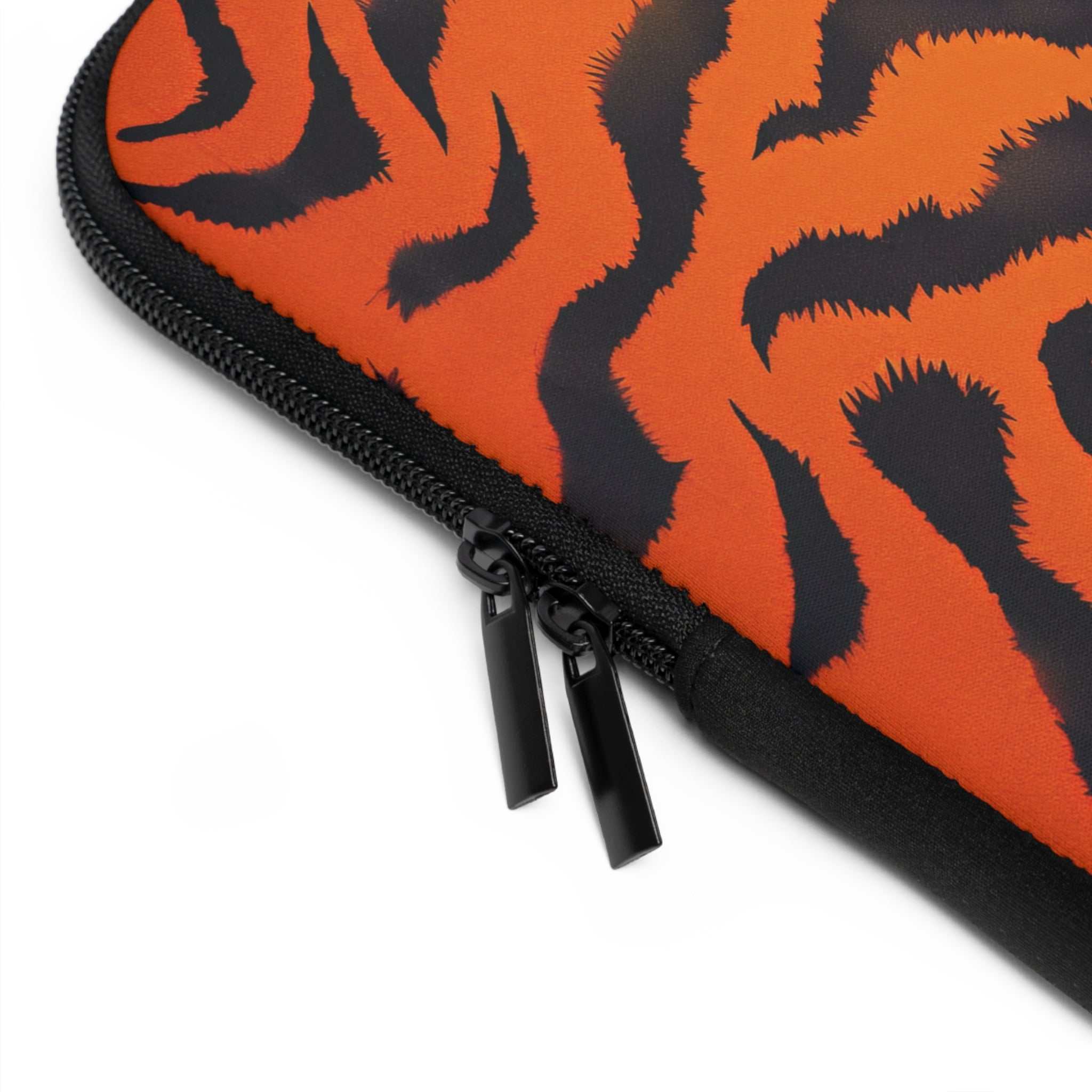 Orange Tiger Print Laptop Sleeve