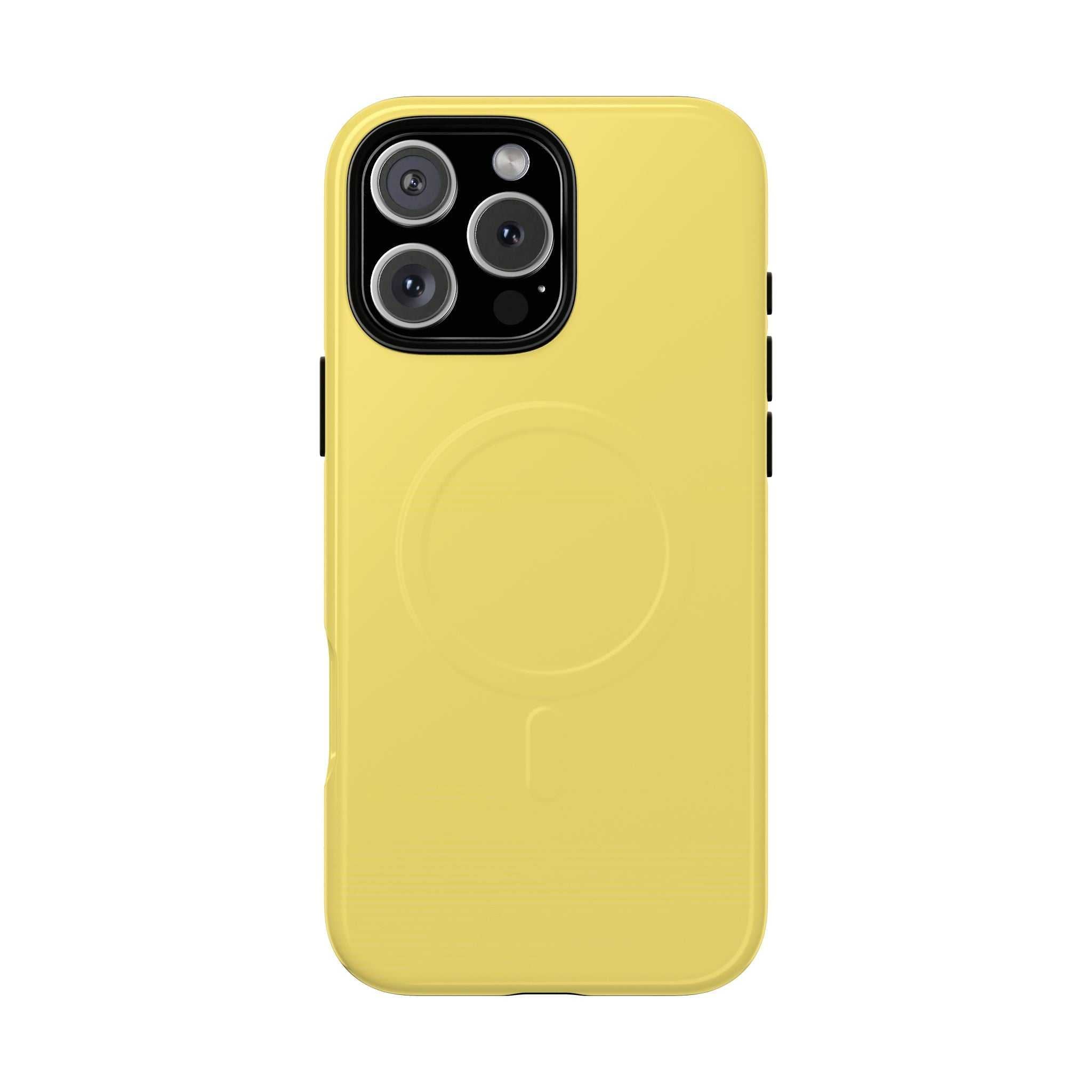Lemon Yellow iPhone Magsafe Phone Case
