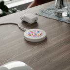 Bright Geometric Design Wireless Charging Pad