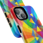 Geometric Pride Design iPhone Magsafe Phone Case