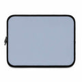 Misty Blue Laptop Sleeve neoprene protective case with colorful design and dual zipper closure