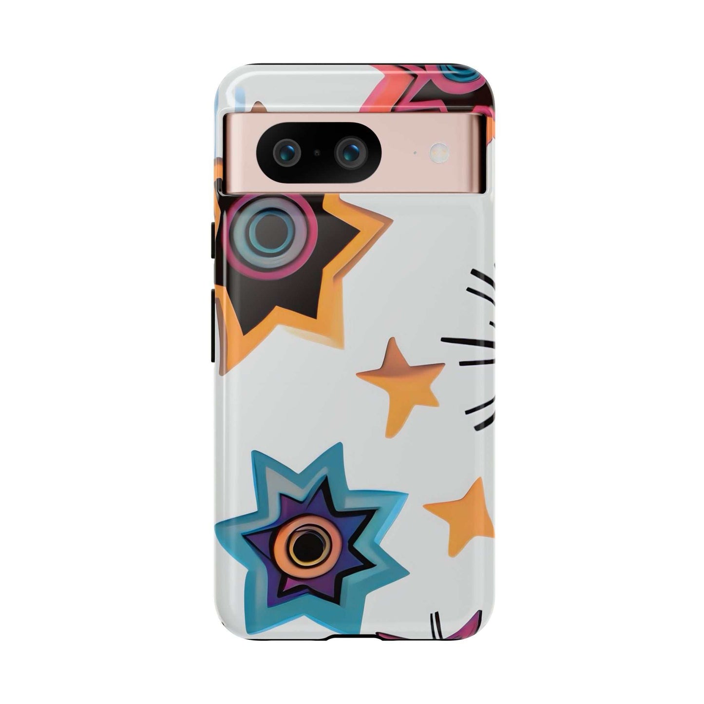 Vibrant Funky Google Pixel Phone Case designed by Littlebitz 