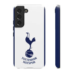 Tottenham FC Magnetic Case Samsung phone cover in white and navy with official-inspired crest and dual-layer protection