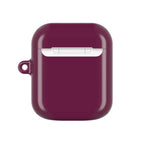 Burnley FC AirPods hard protective case in claret with glossy finish and club crest, shock-resistant and wireless charging compatible