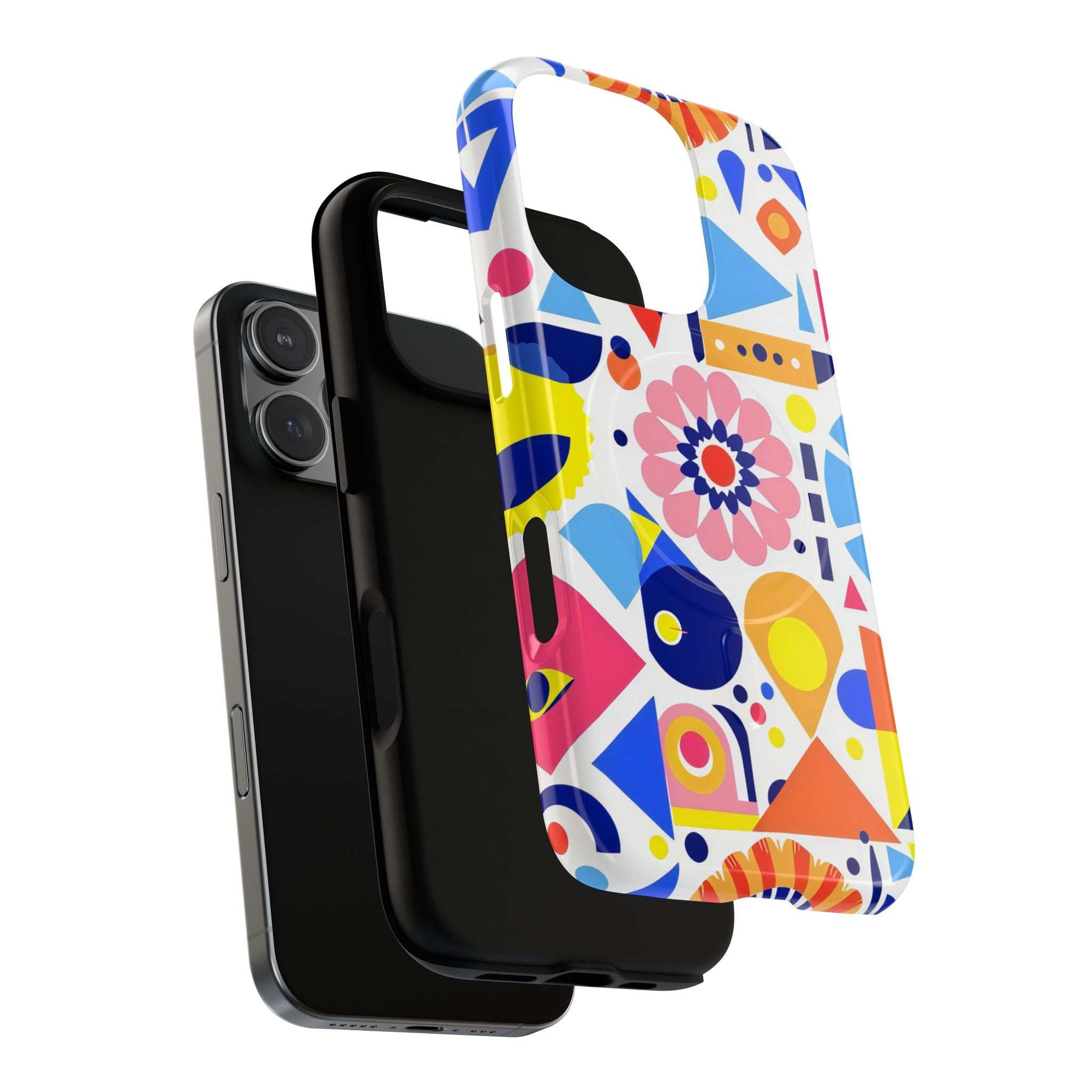 Bright Geo Print iPhone Magsafe Phone Case