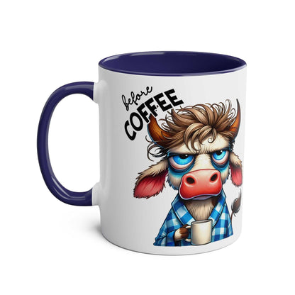 Fun Sarcastic Coffee Mug with Humorous Design and Glossy Finish