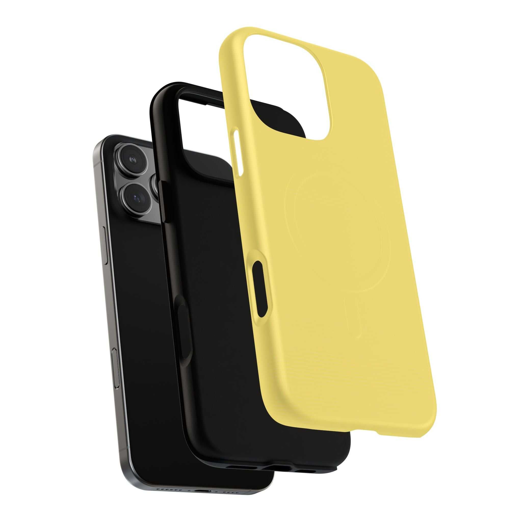 Lemon Yellow iPhone Magsafe Phone Case