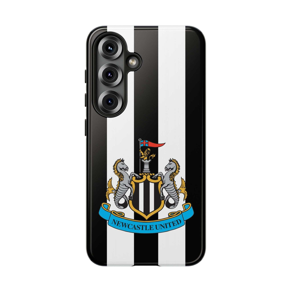 Newcastle United Magnetic Samsung phone case with black and white design and official-inspired crest
