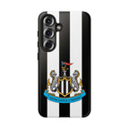 Newcastle United Magnetic Samsung phone case with black and white design and official-inspired crest
