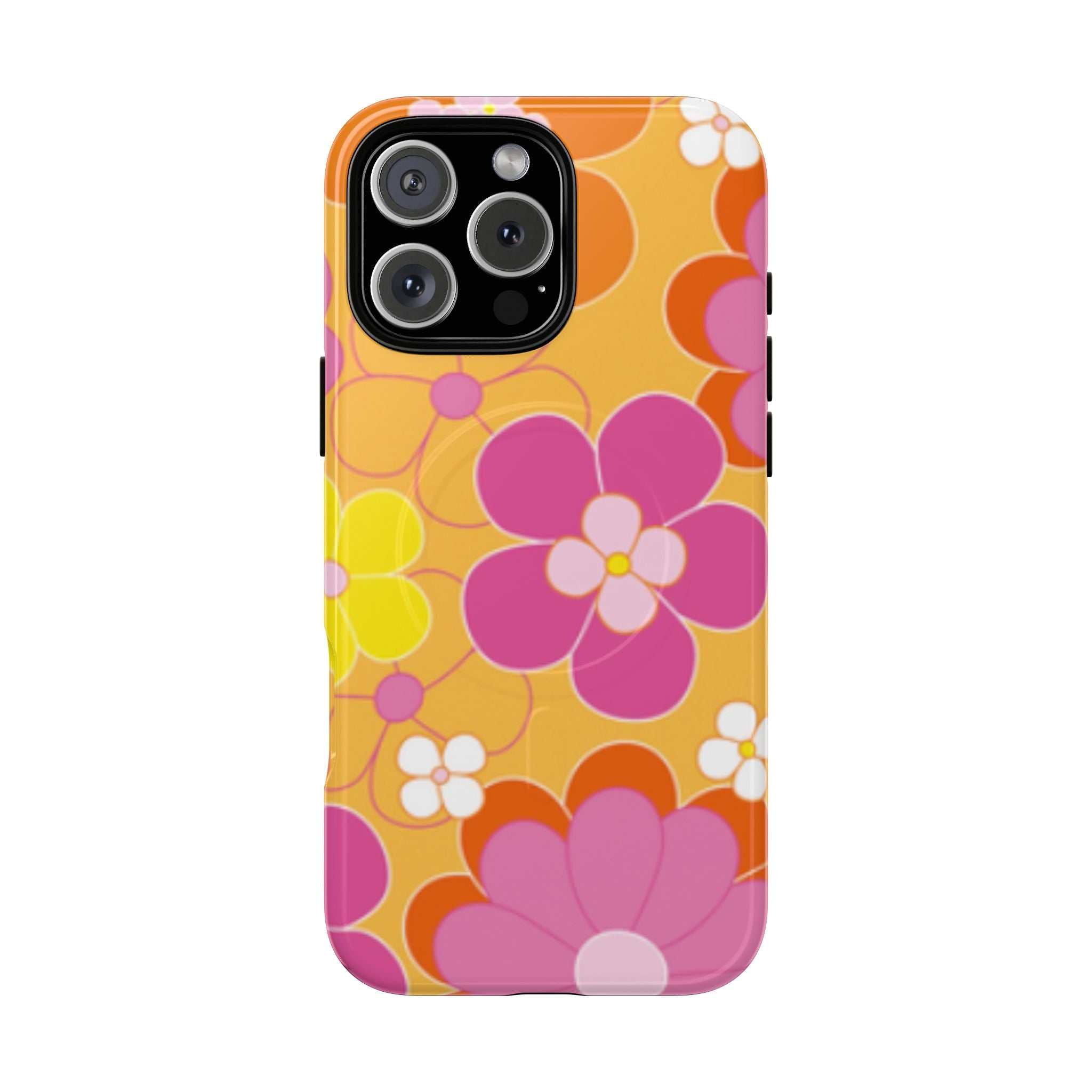 Retro Floral iPhone Magsafe Phone Case