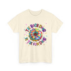 The Back Door is the Fun Door cheeky t-shirt with bold text and door graphic