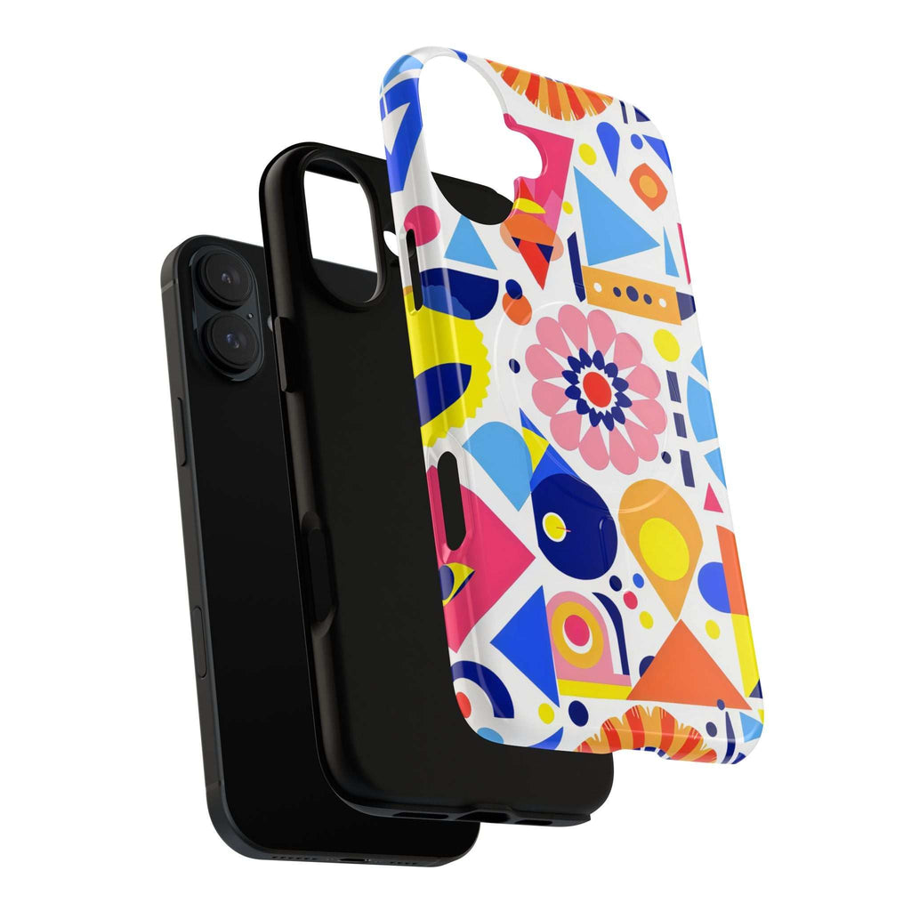 Bright Geo Print iPhone Magsafe Phone Case