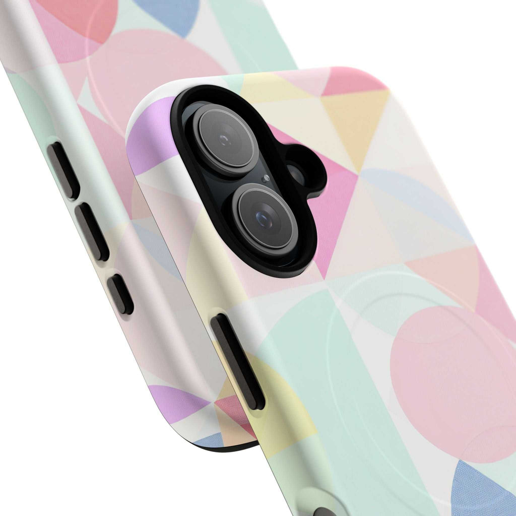 Pastel Geo Print iPhone Magsafe Phone Case