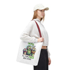 Fun cactus tote bag with cheeky design and durable spun polyester fabric for everyday use