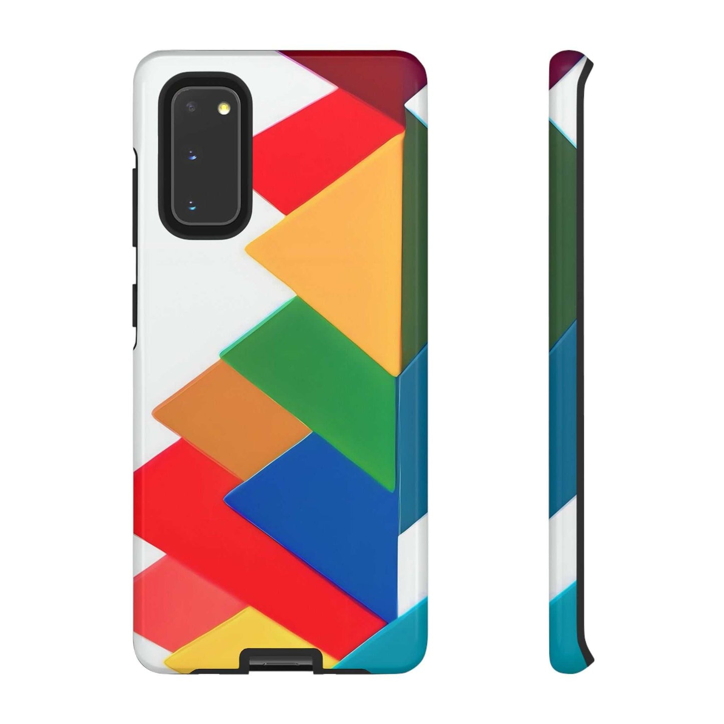 Colourful Print Samsung Phone Case Designed By Littlebitz 