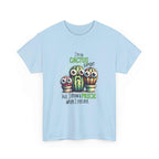 Cactus Expert Fun Graphic T-Shirt with humorous cactus design on soft cotton fabric