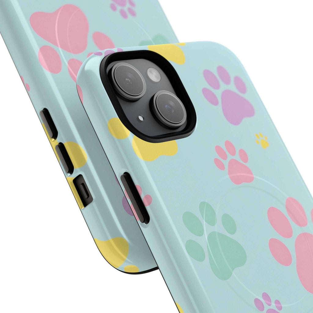 Pastel Doggy Paw iPhone Magsafe Phone Case