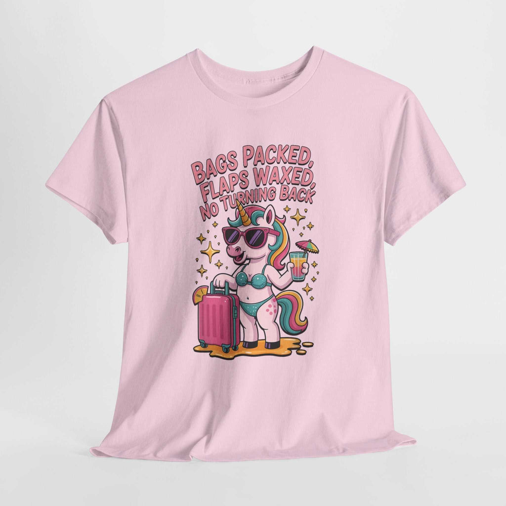 Bags Packed Flaps Waxed No Turning Back T-Shirt for travel and parties