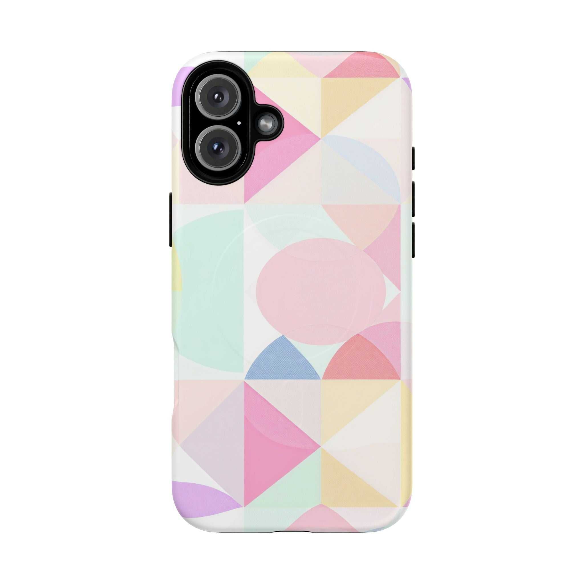 Pastel Geo Print iPhone Magsafe Phone Case