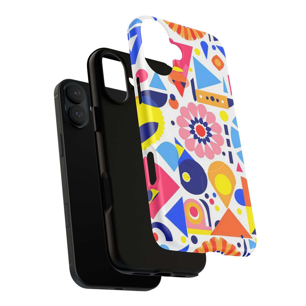 Bright Geo Print iPhone Magsafe Phone Case