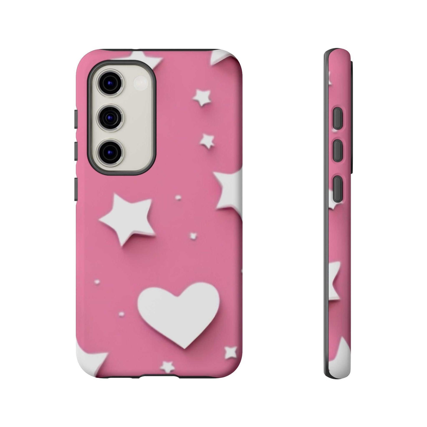 Hearts & Stars Samsung Phone Case Designed By Littlebitz 