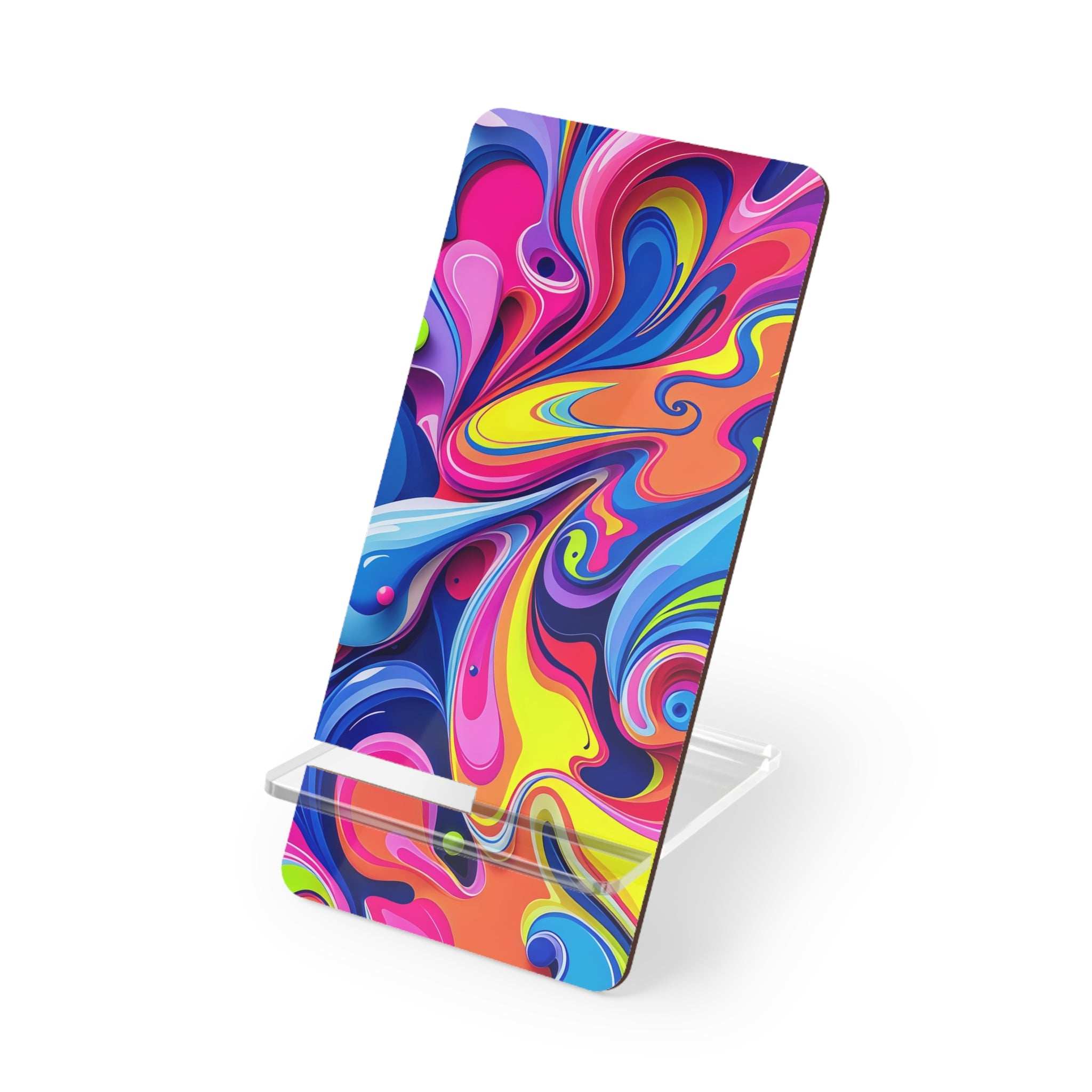 Vibrant Colour Splash Phone Display Stand