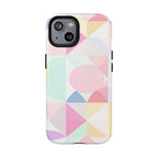 Pastel Geo Print iPhone Magsafe Phone Case