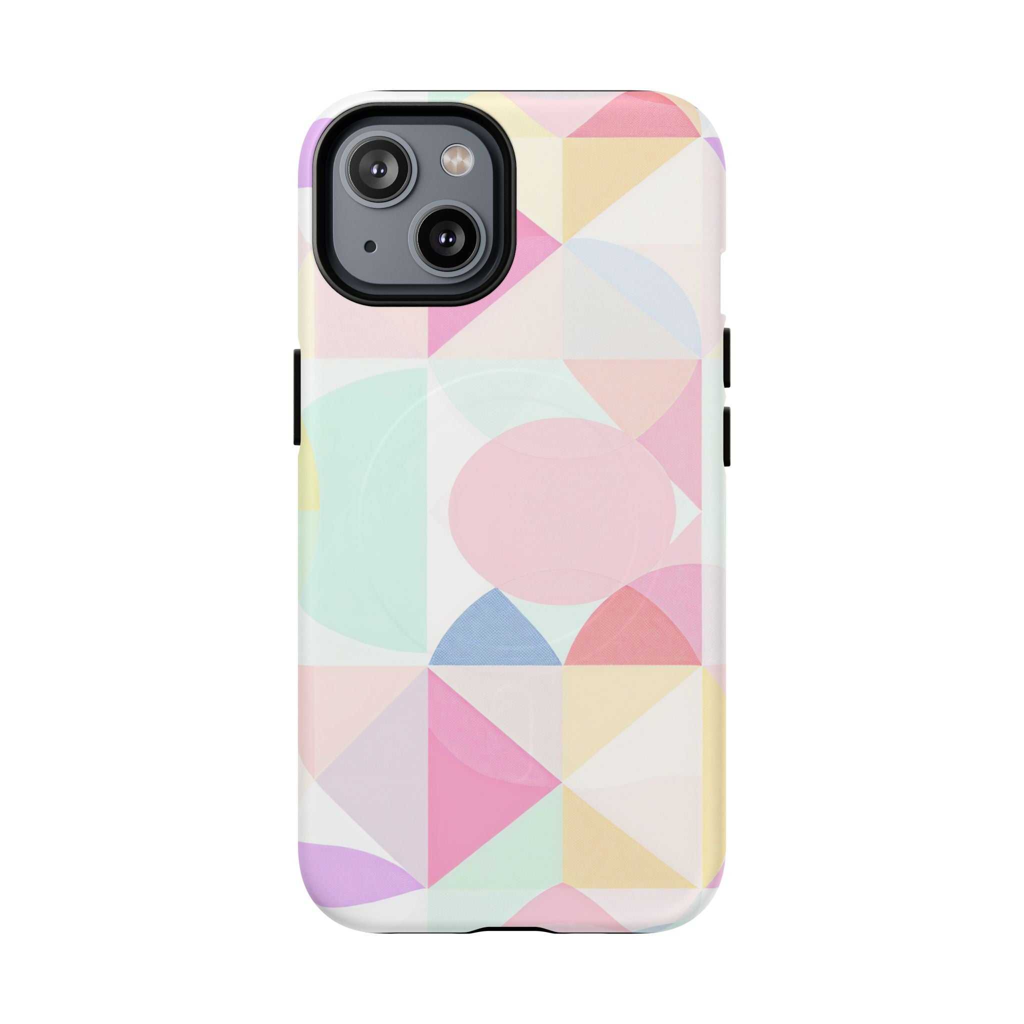 Pastel Geo Print iPhone Magsafe Phone Case