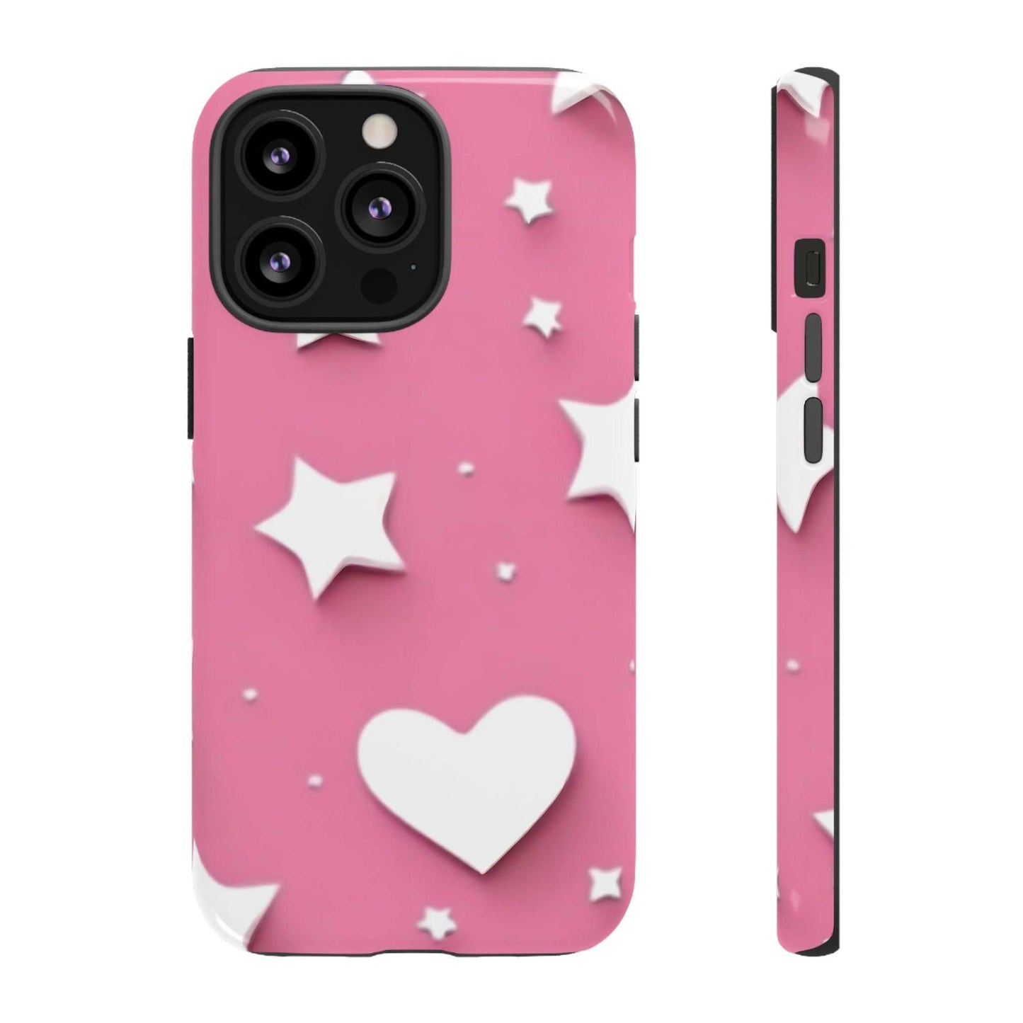 Hearts and Stars Phone Case Designed By Littlebitz 