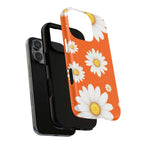 Orange Daisy Design iPhone Magsafe Phone Case