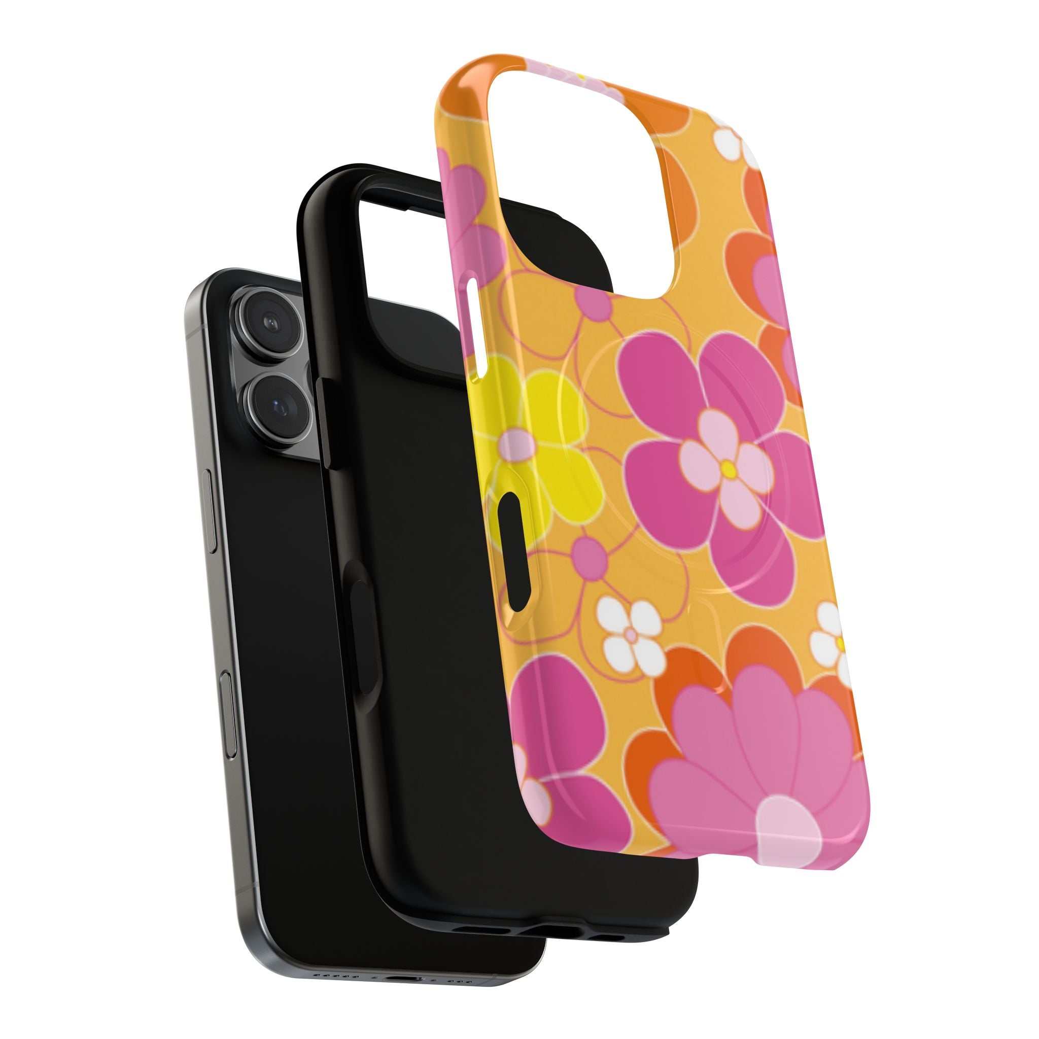 Retro Floral iPhone Magsafe Phone Case