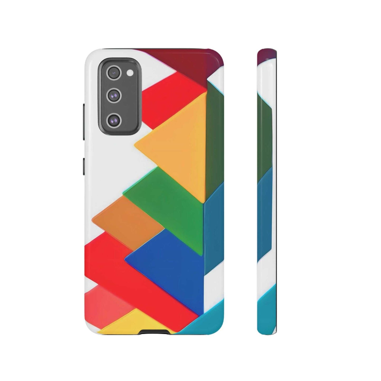 Colourful Print Samsung Phone Case Designed By Littlebitz 