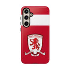 Middlesbrough Magnetic Samsung Case with dual-layer protection and official-inspired red crest design