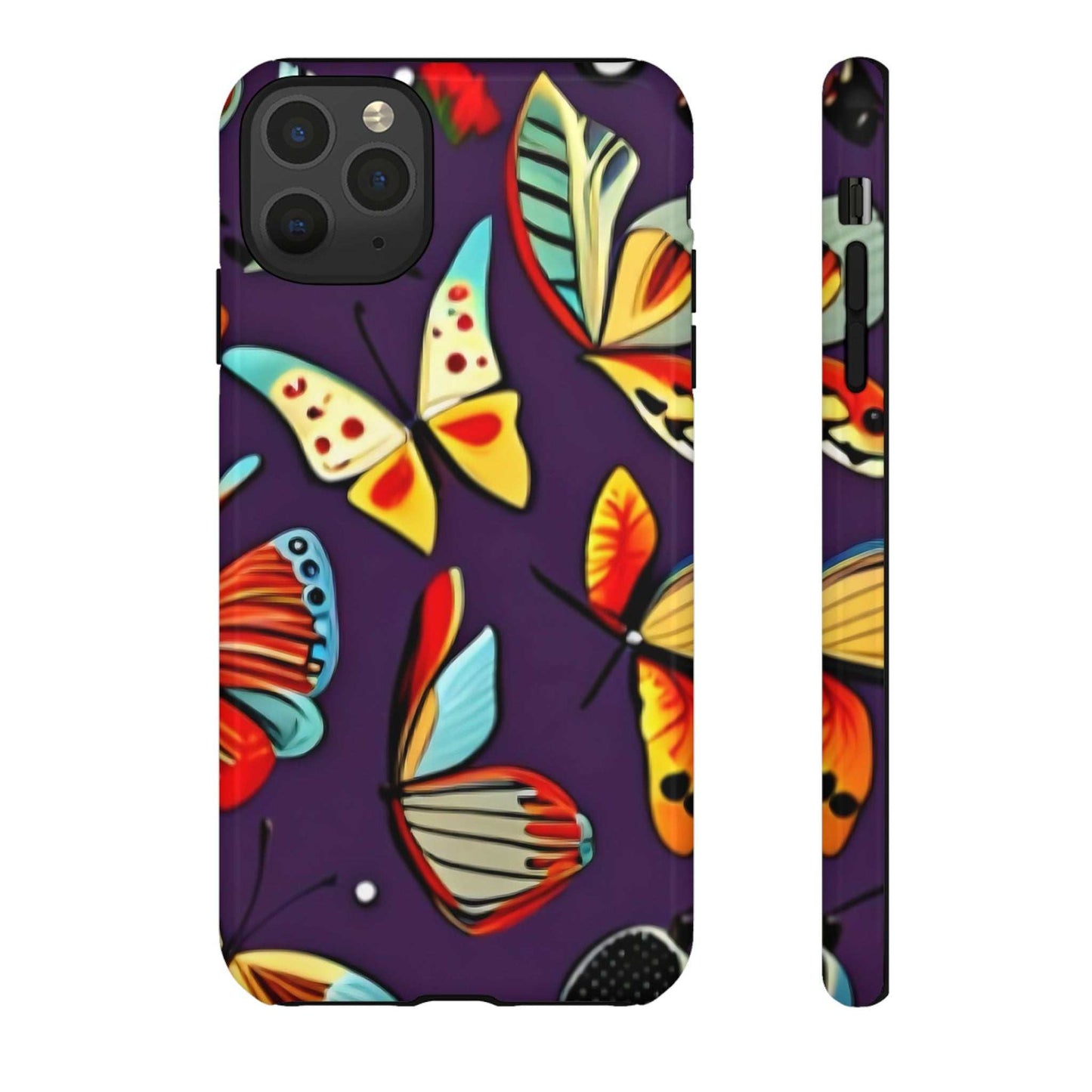 Bright Vibrant Butterfly Phone Case Designed By Littlebitz 