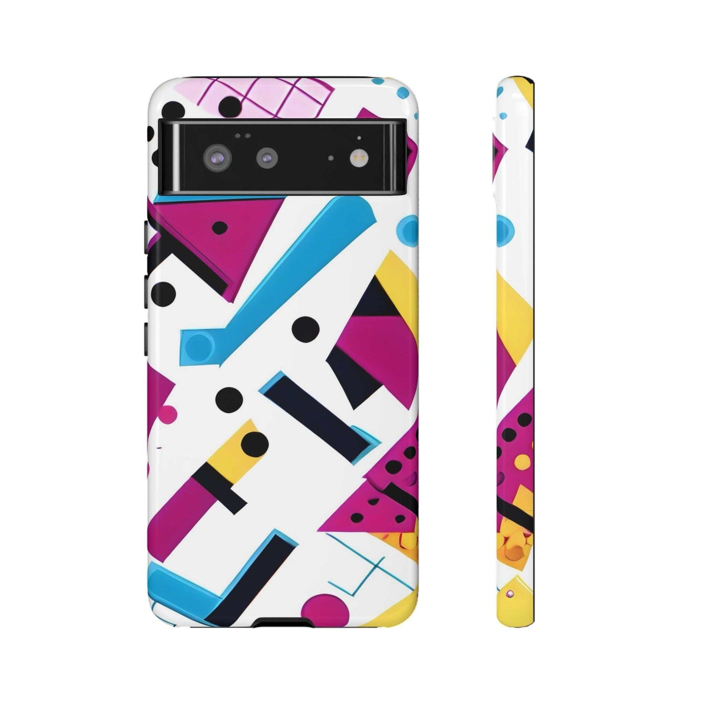 Bright Geometric google Pixel Phone Case Designed By Littlebitz 