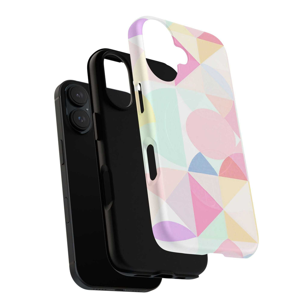 Pastel Geo Print iPhone Magsafe Phone Case