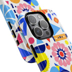 Bright Geo Print iPhone Magsafe Phone Case