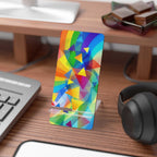Vibrant Geometric Pride Phone Display Stand