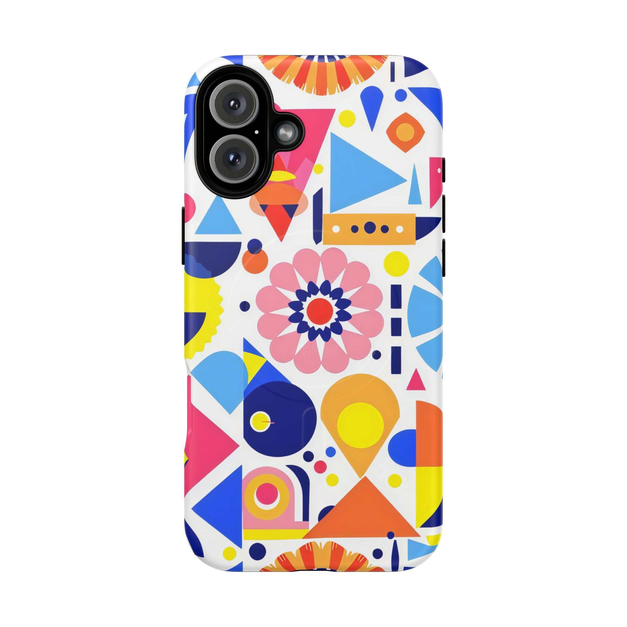 Bright Geo Print iPhone Magsafe Phone Case