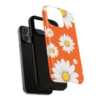 Orange Daisy Design iPhone Magsafe Phone Case