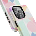 Pastel Geo Print iPhone Magsafe Phone Case