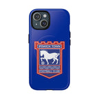 Ipswich Town MagSafe iPhone case with club crest and blue design for fan protection and wireless charging