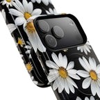 Black Daises iPhone Magsafe Phone Case