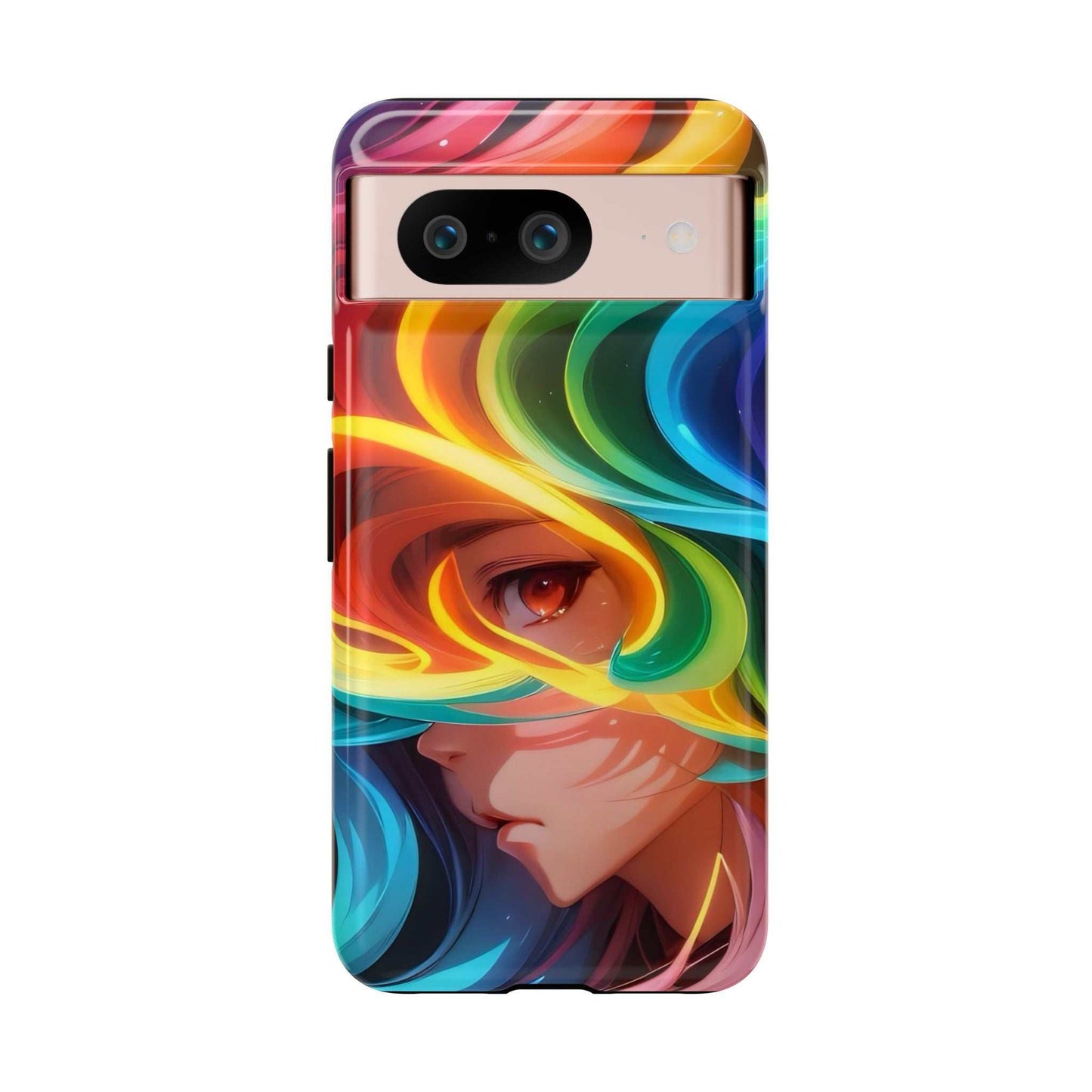 Bright Anime Google Pixel Phone Case designed by Littlebitz 