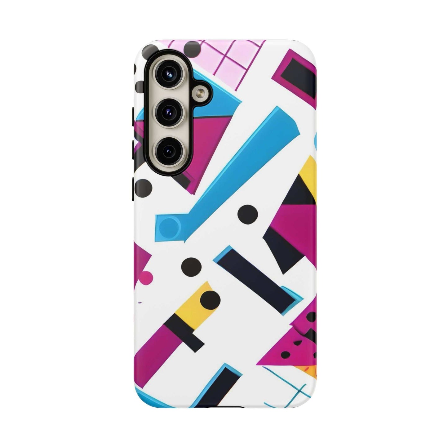 Bright Geometric Samsung Phone Case Designed By Littlebitz 